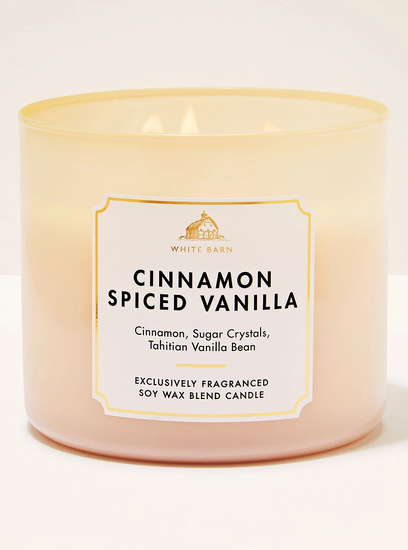 Cinnamon Spiced Vanilla 3-Wick Candle