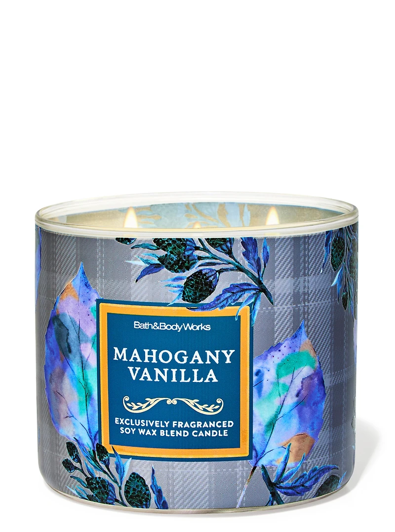 Mahogany Vanilla 3-Wick Candle