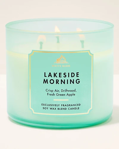 Lakeside Morning 3-Wick Candle
