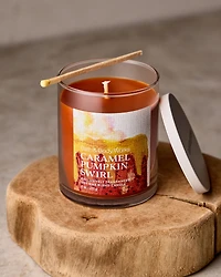 Caramel Pumpkin Swirl Single Wick Candle