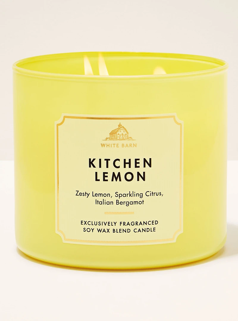 Kitchen Lemon 3-Wick Candle
