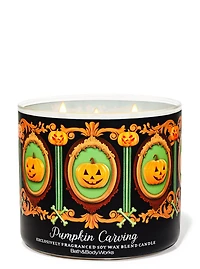 Pumpkin Carving 3-Wick Candle
