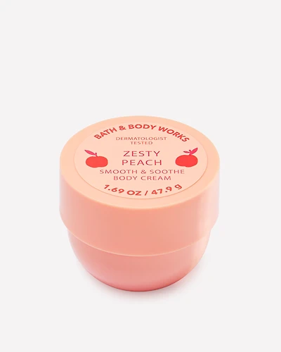Zesty Peach Travel Size Smooth & Soothe Body Cream
