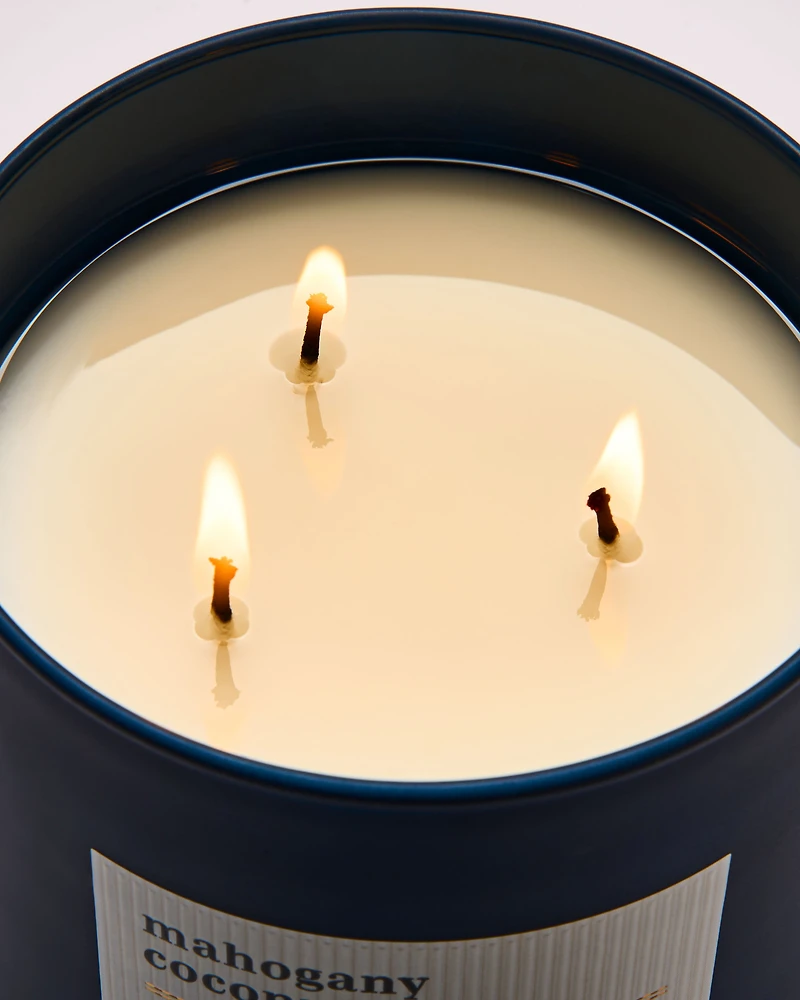 Mahogany Coconut 3-Wick Candle