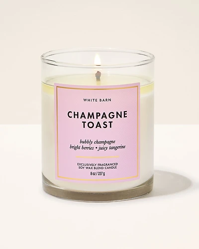 Champagne Toast Single Wick Candle
