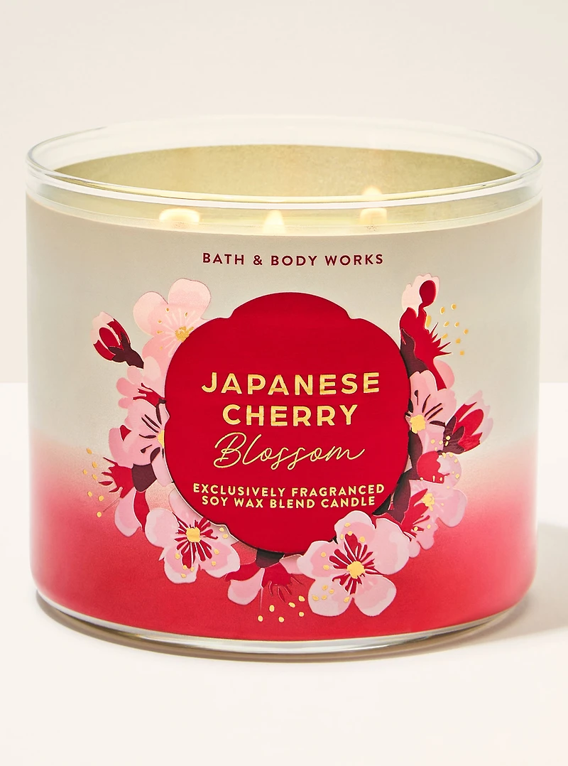 Japanese Cherry Blossom 3-Wick Candle