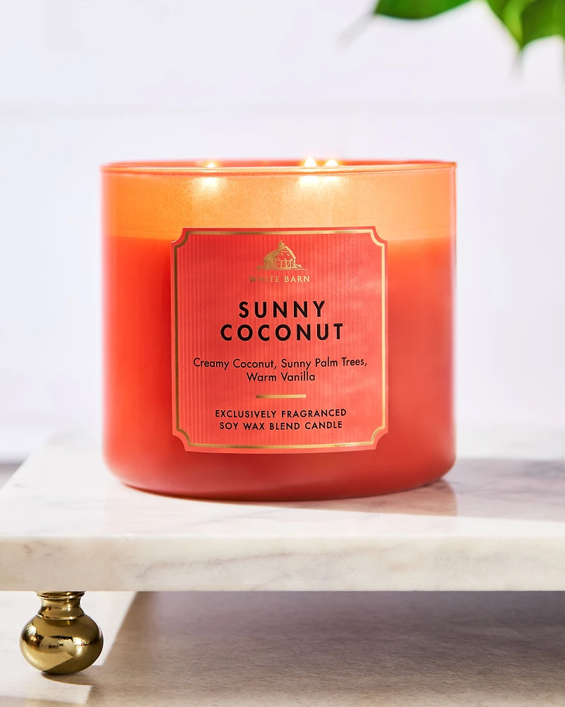 Sunny Coconut 3-Wick Candle