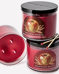 Honeycrisp Hayride 3-Wick Candle