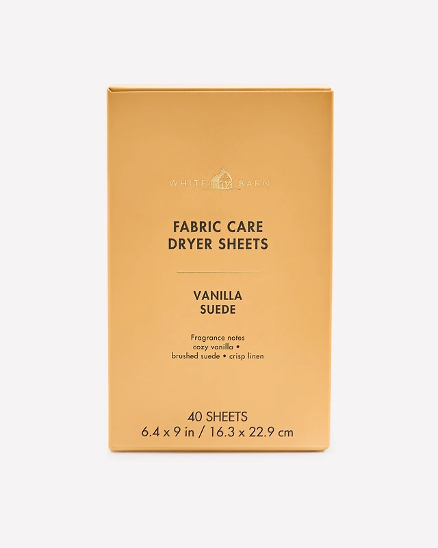 Vanilla Suede Dryer Sheets