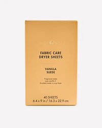 Vanilla Suede Dryer Sheets