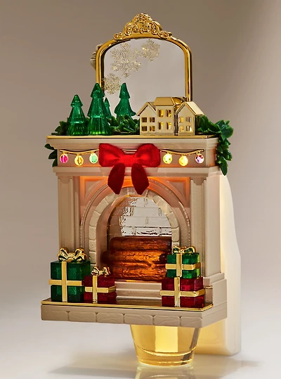 Holiday Fireplace Nightlight Wallflowers Fragrance Plug