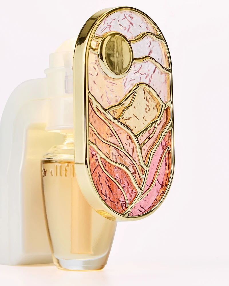 Stained Glass Mountain Scene Nightlight Wallflowers Fragrance Plug
