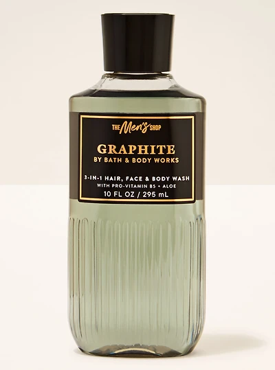 Graphite 3-in-1 Hair, Face & Body Wash