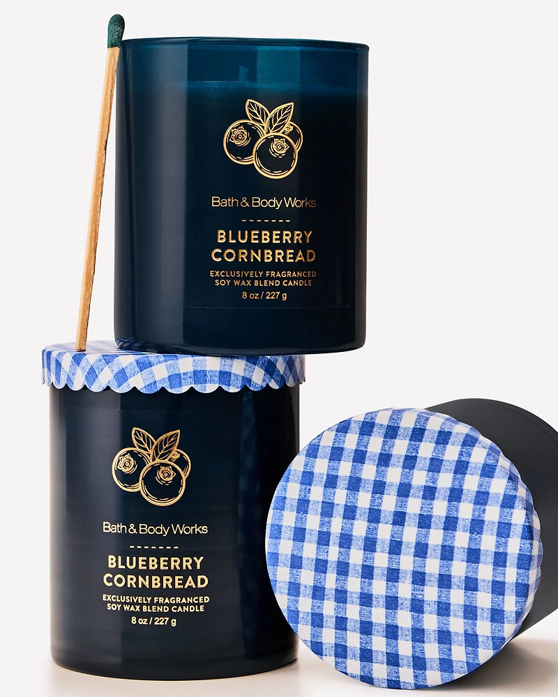 Blueberry Cornbread Single Wick Candle