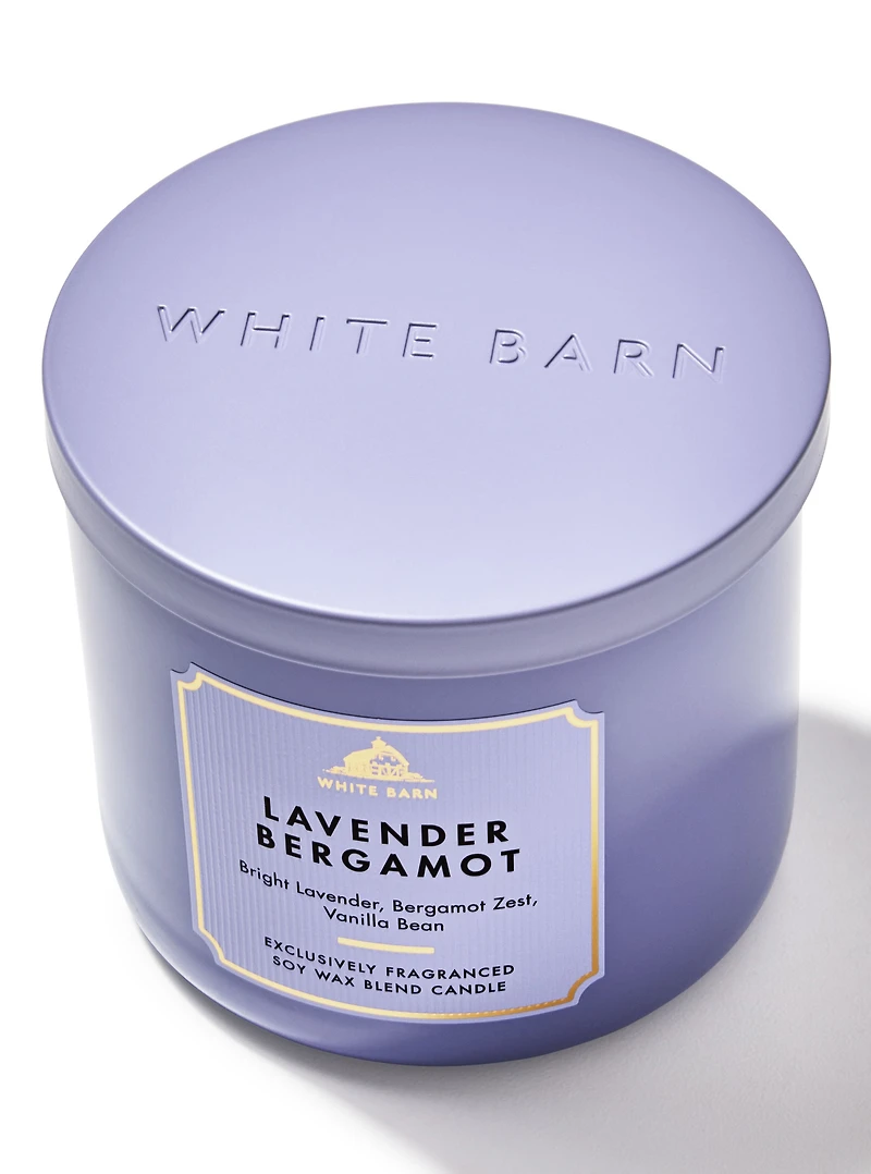 Lavender Bergamot 3-Wick Candle