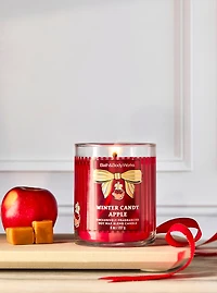 Winter Candy Apple Single Wick Candle