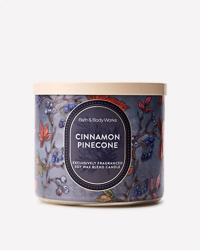 Cinnamon Pinecone 3-Wick Candle