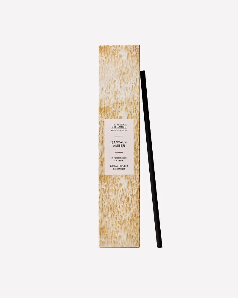 Santal + Amber Fragrance-Infused Liquidless Reeds