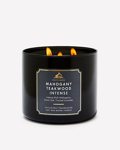 Mahogany Teakwood Intense 3-Wick Candle