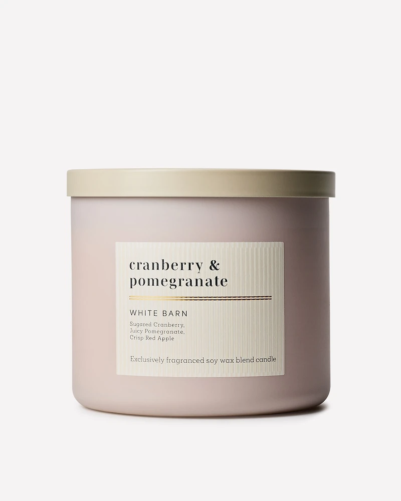 Cranberry & Pomegranate 3-Wick Candle