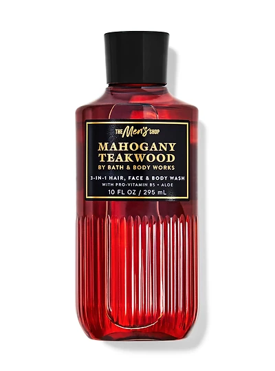 Mahogany Teakwood 3-in-1 Hair, Face & Body Wash