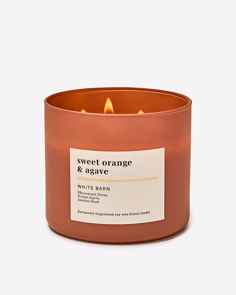 Sweet Orange & Agave 3-Wick Candle