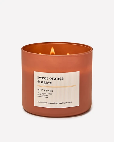 Sweet Orange & Agave 3-Wick Candle