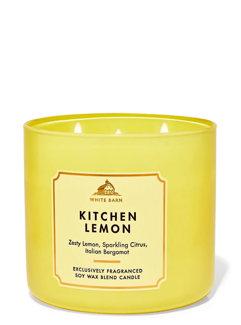 Kitchen Lemon 3-Wick Candle