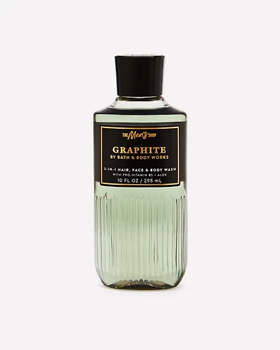 Graphite 3-in-1 Hair, Face & Body Wash