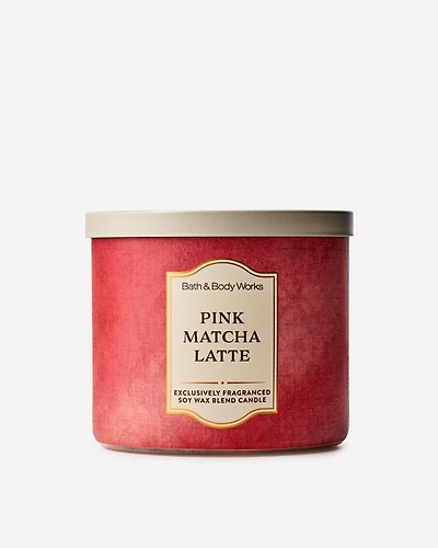 Pink Matcha Latte 3-Wick Candle