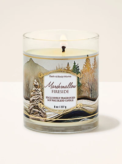 Marshmallow Fireside Single Wick Candle