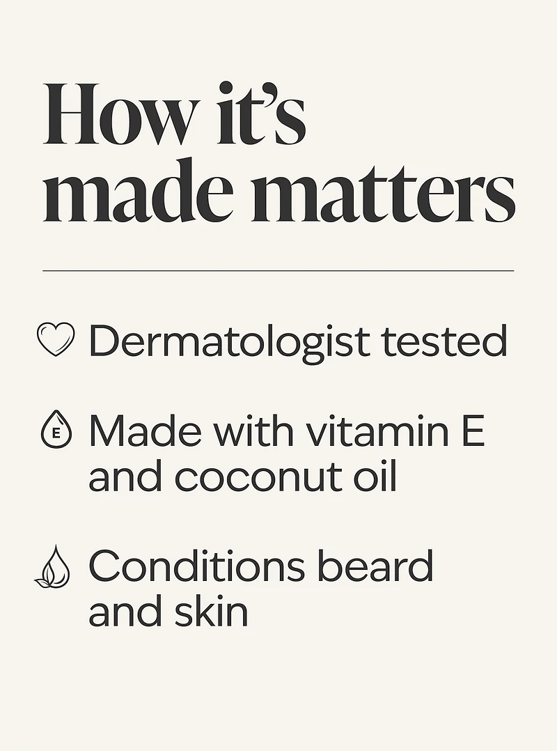 Beard Oil Coconut Oil & Vitamin E