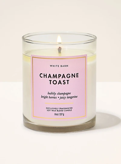 Champagne Toast Single Wick Candle