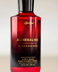 Adrenaline 3-in-1 Hair, Face & Body Wash