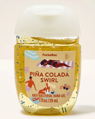 Piña Colada Swirl PocketBac Hand Sanitizer