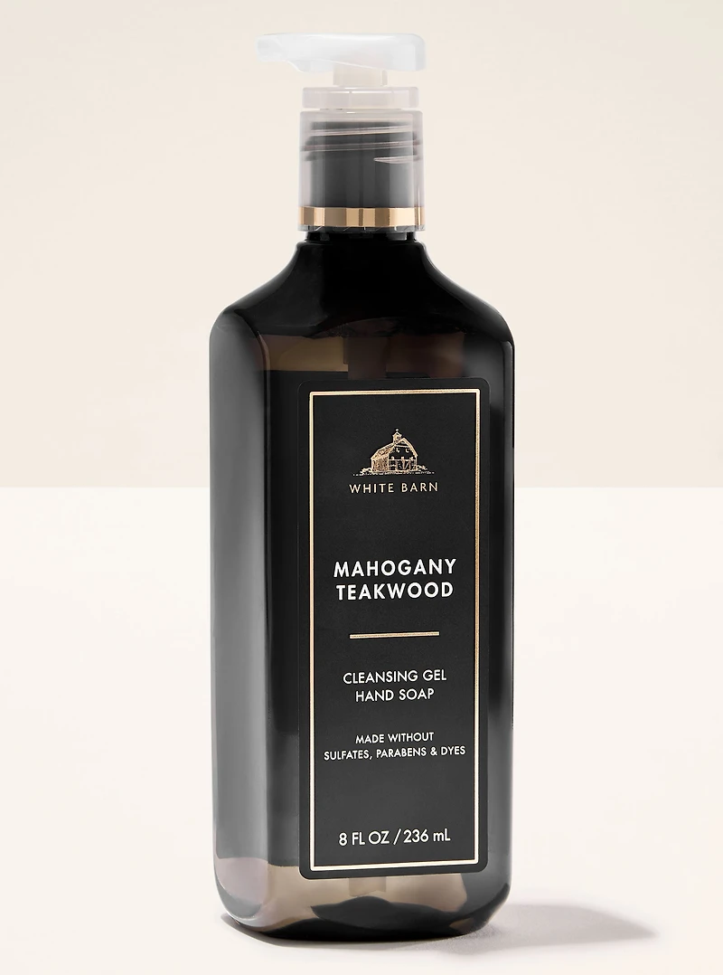 Mahogany Teakwood Cleansing Gel Hand Soap