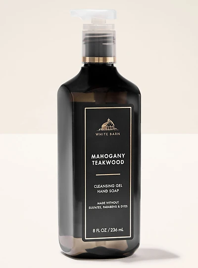 Mahogany Teakwood Cleansing Gel Hand Soap