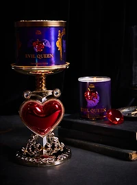 Evil Queen Pierced Heart Pedestal 3-Wick Candle Holder