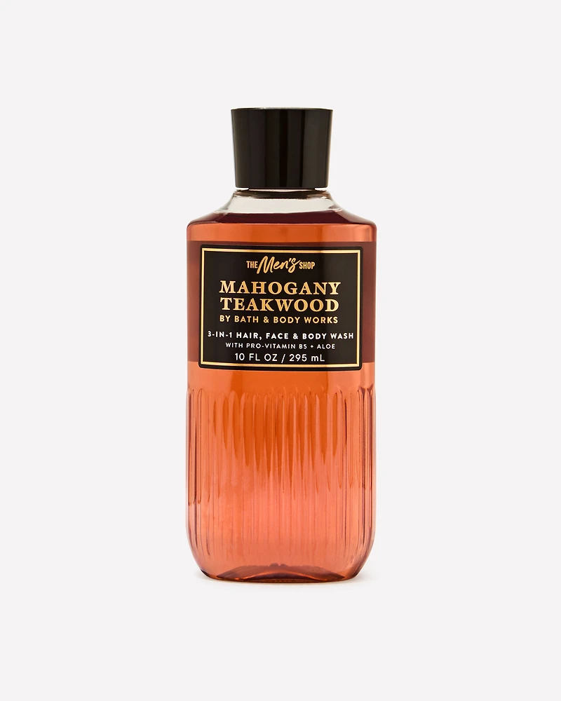 Mahogany Teakwood 3-in-1 Hair, Face & Body Wash