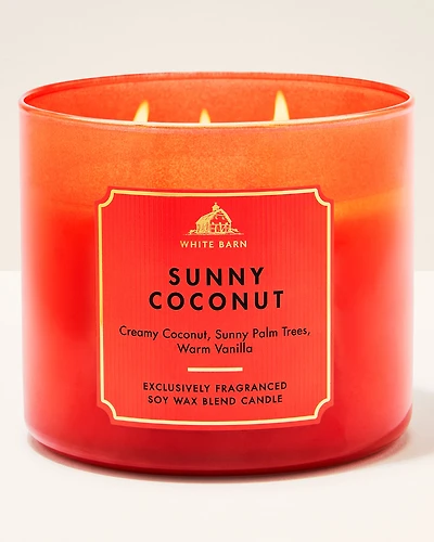Sunny Coconut 3-Wick Candle