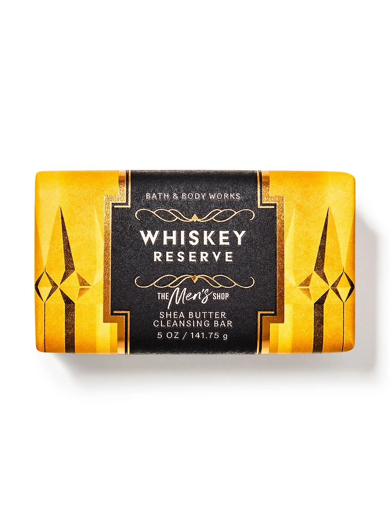 Whiskey Reserve Shea Butter Cleansing Bar