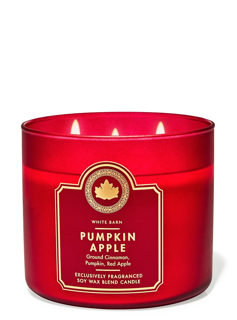 Pumpkin Apple 3-Wick Candle