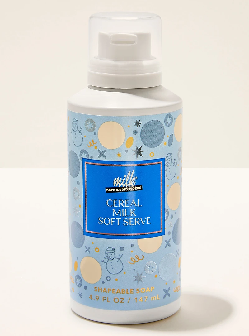 Cereal Milk Soft Serve Shapeable Soap