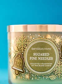 Sugared Pine Needles 3-Wick Candle