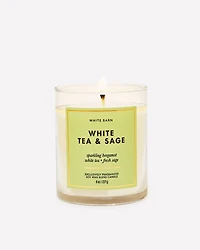 White Tea & Sage Single Wick Candle