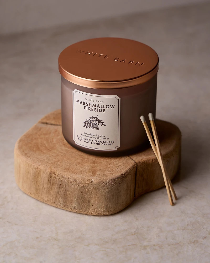 Marshmallow Fireside 3-Wick Candle