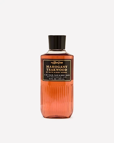 Mahogany Teakwood 3-in-1 Hair, Face & Body Wash