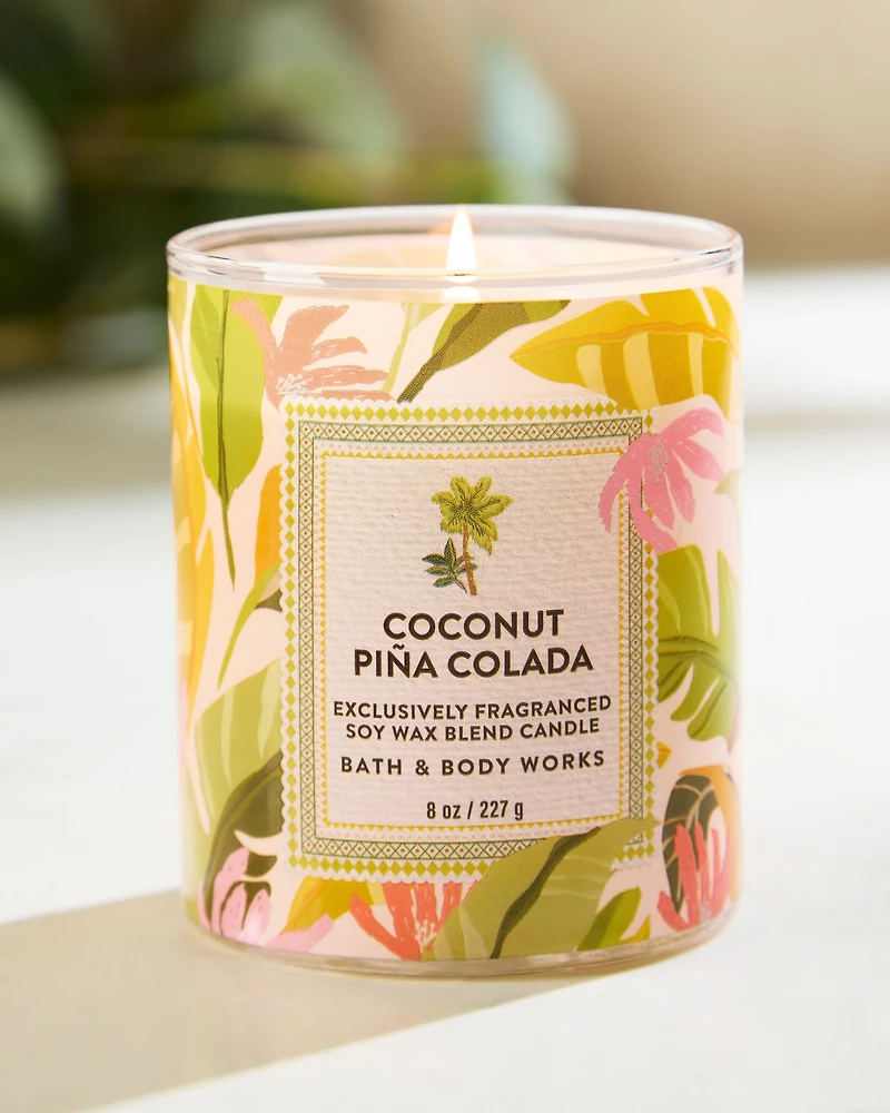 Coconut Piña Colada Single Wick Candle