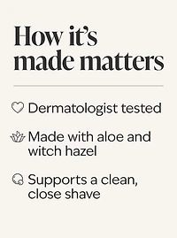 Shave Cream With Aloe