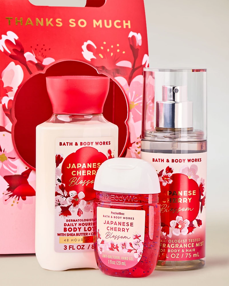 Japanese Cherry Blossom Mini Gift Set